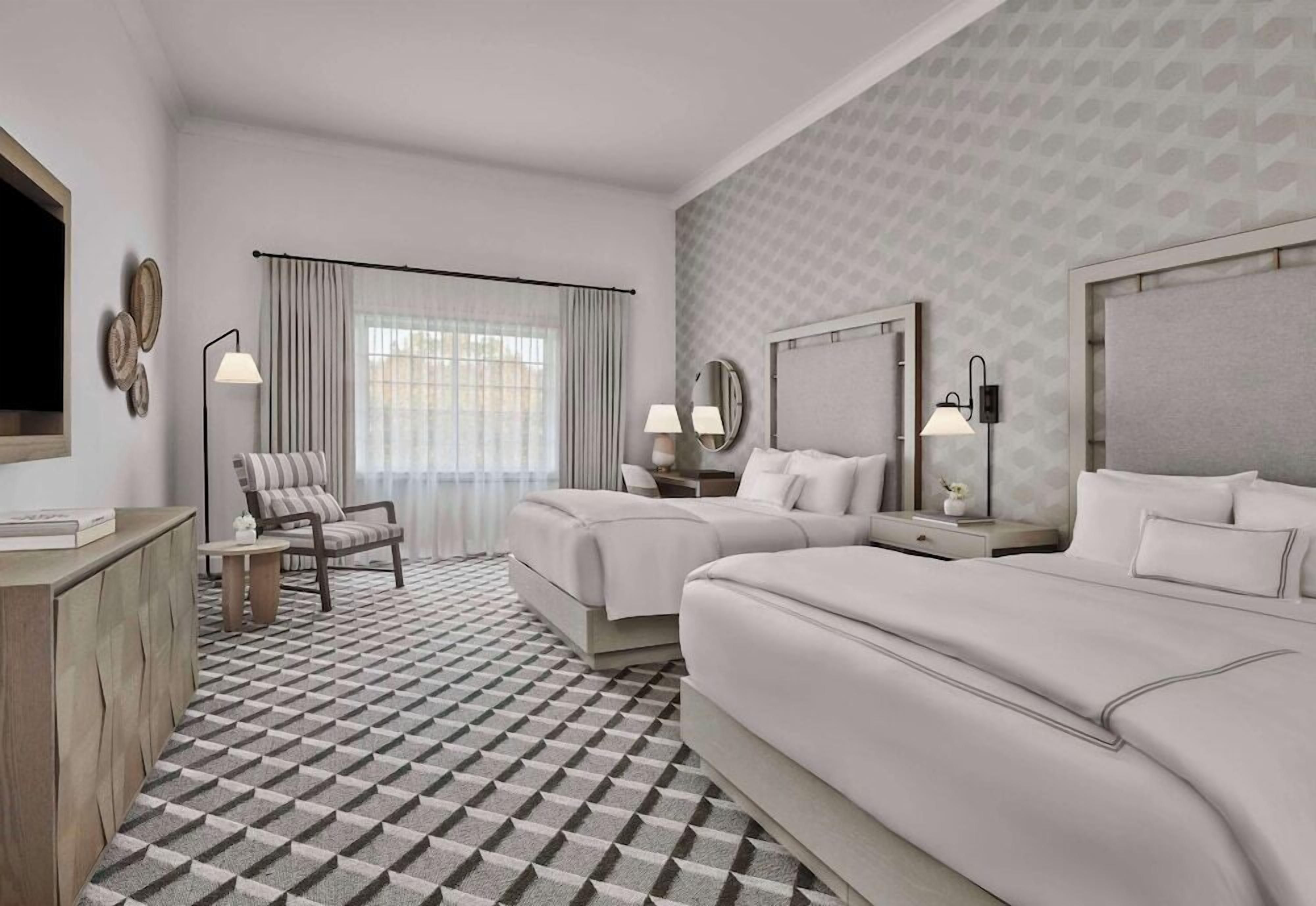 Premium bedding, down comforters, pillowtop beds, in-room safe