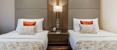 Hypo-allergenic bedding available, minibar, in-room safe, desk