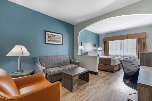 Suite, 1 très grand lit, accessible aux personnes à mobilité réduite, baignoire (with Sofabed)