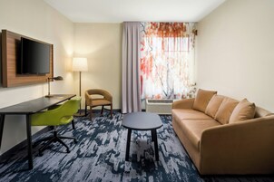 华丽套房, 1 间卧室 | 起居区 | 电视