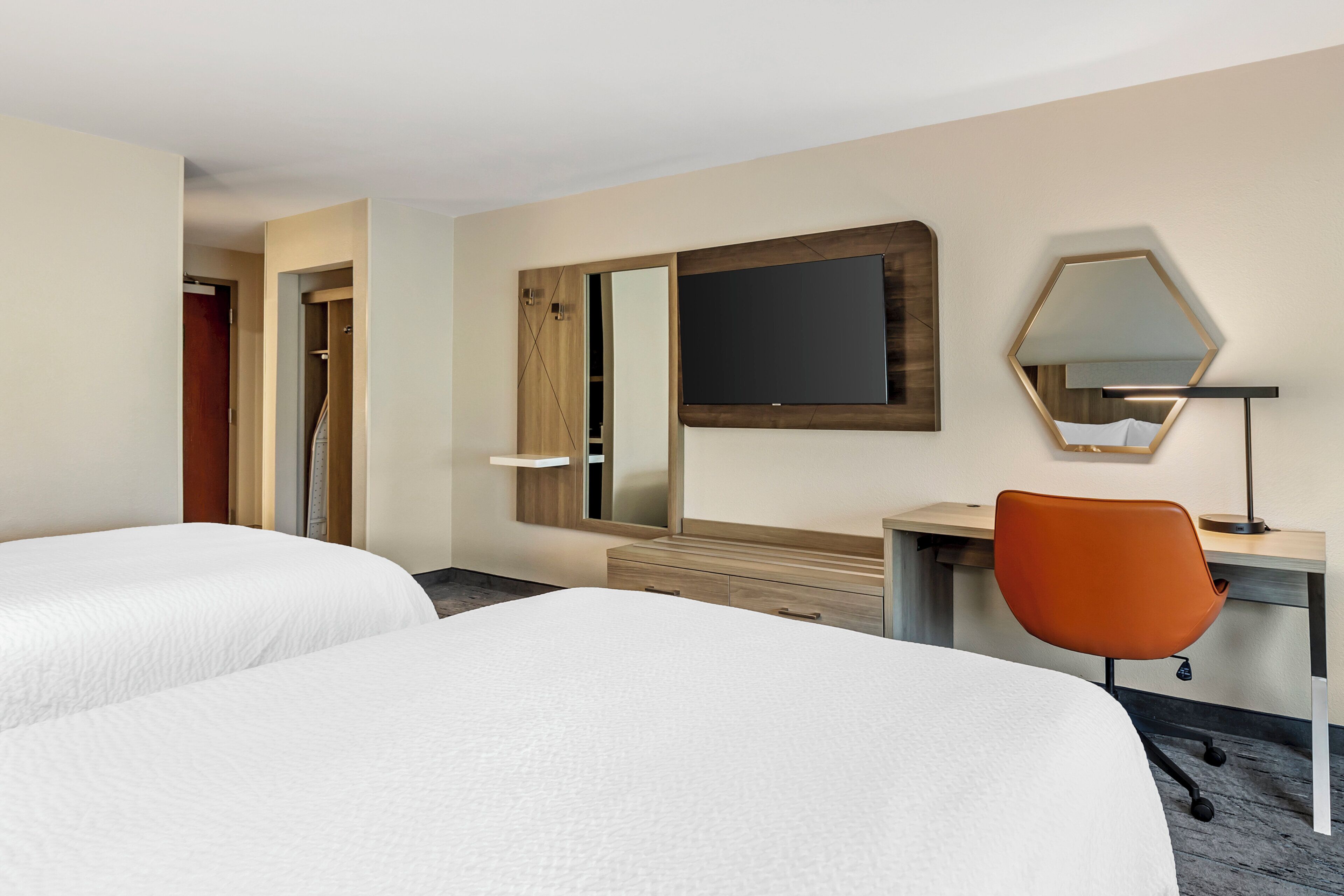 standard room, 2 queen beds | desk, iron/ironing board, free wifi, bed sheets