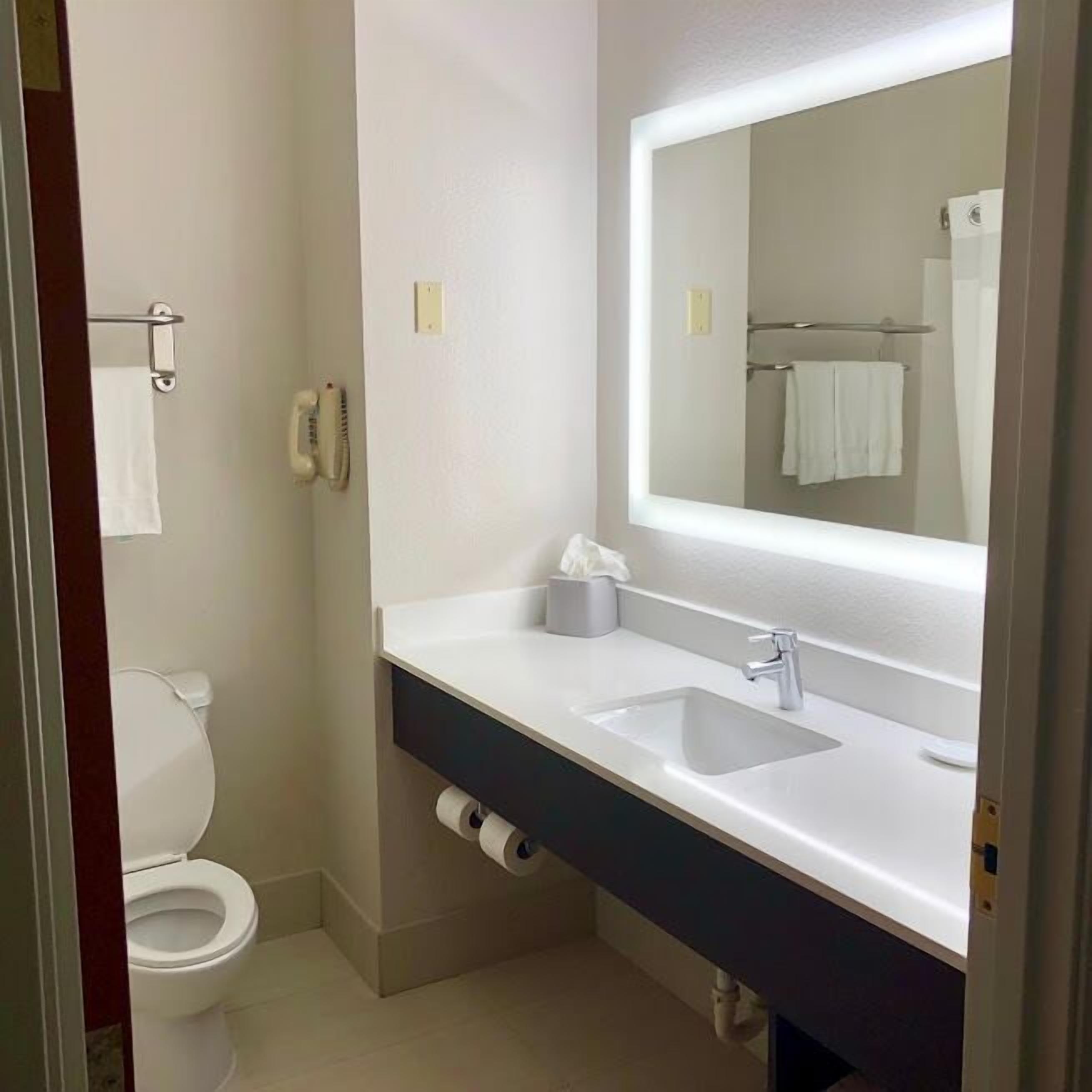 free toiletries, hair dryer, towels, soap