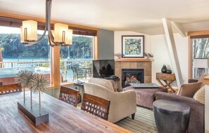 تلفزيون، مدفأة