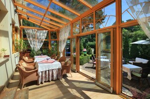 Breakfast, lunch, dinner served; Polish cuisine, garden views 