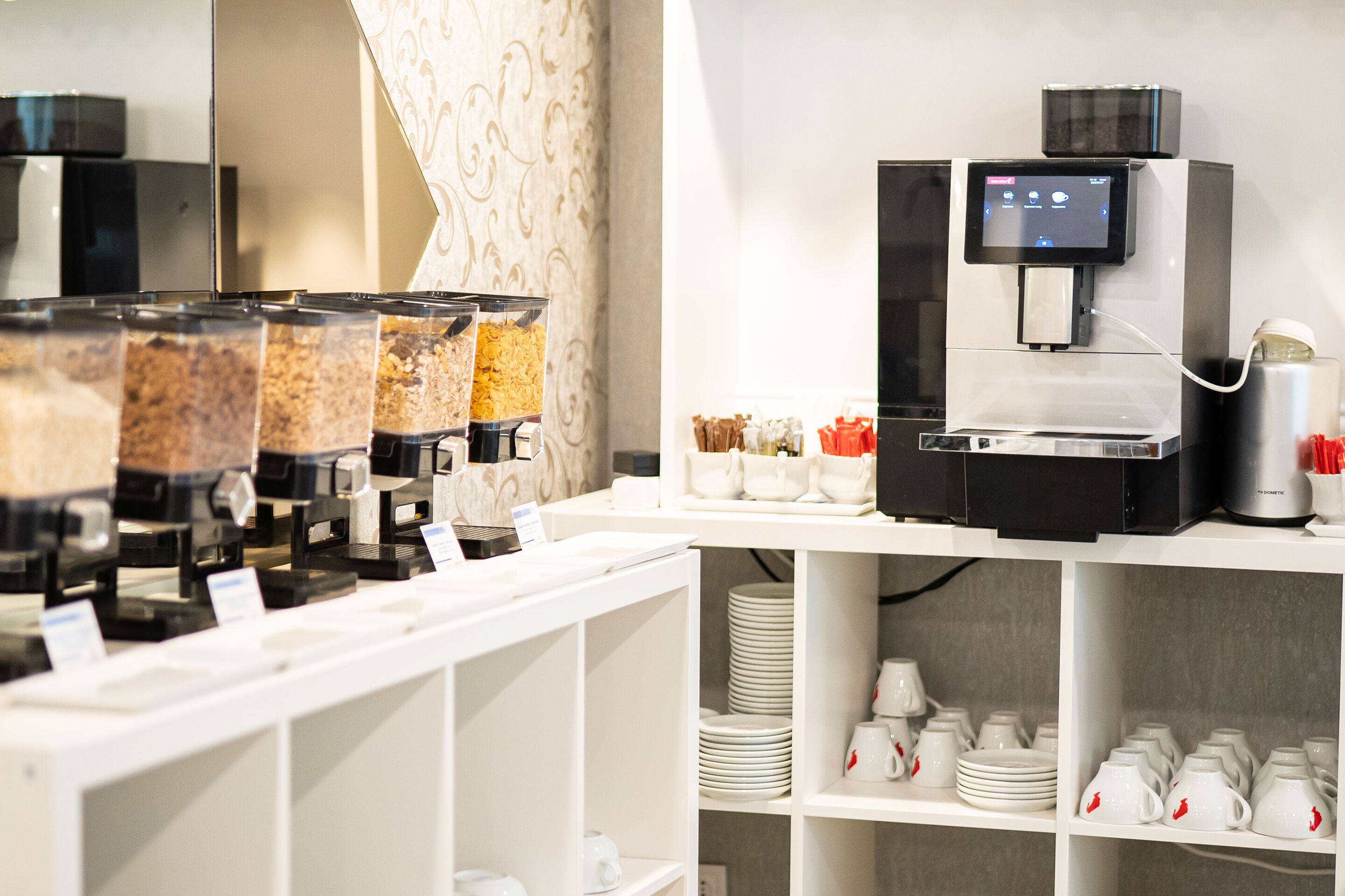 Daily buffet breakfast (EUR 11 per person)