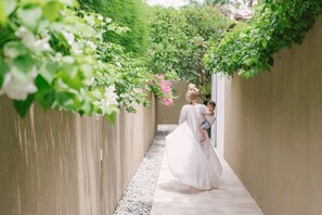 Área externa para casamento