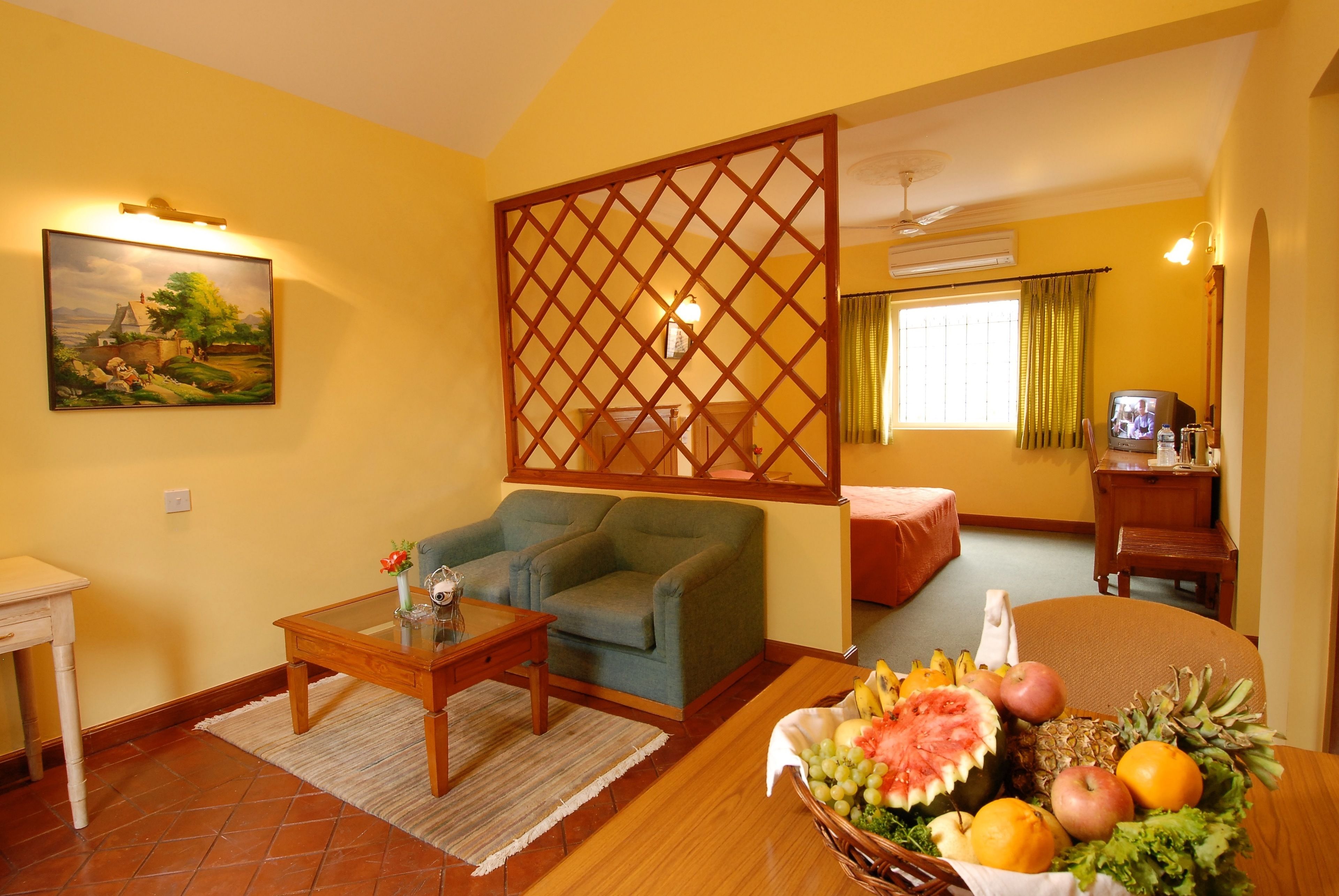 华丽村舍 | 客房内保险箱、特色家居、办公桌、免费 WiFi