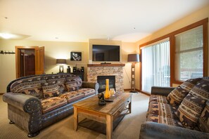 Standard Condo, 2 Bedrooms | Living room | TV, fireplace, DVD player - Solitude Condominiums (Solitude)