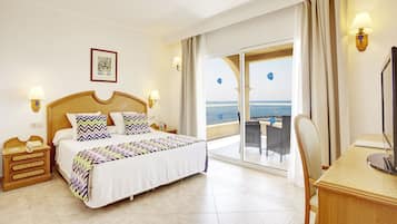 Standard Double Room, Balcony, Sea View | Minibar, desk, blackout curtains, free WiFi