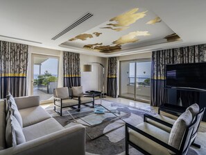 Suite, 1 King Bed | Premium bedding, minibar, in-room safe, desk - Rixos Premium Belek - The Land of Legends Access (Serik)