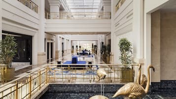 Sala de estar en el lobby