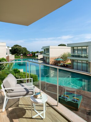 Club-Villa, 1 King-Bett | Ausblick vom Zimmer