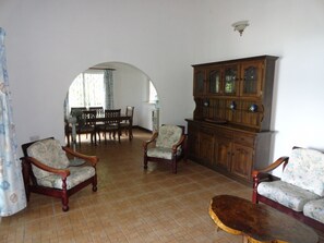 Villa Grand, 2 habitaciones, vistas a la playa | Zona de estar