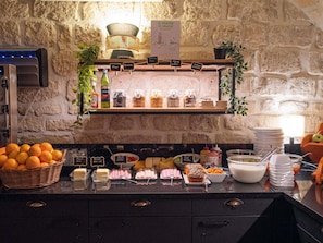Daily buffet breakfast (EUR 10 per person)