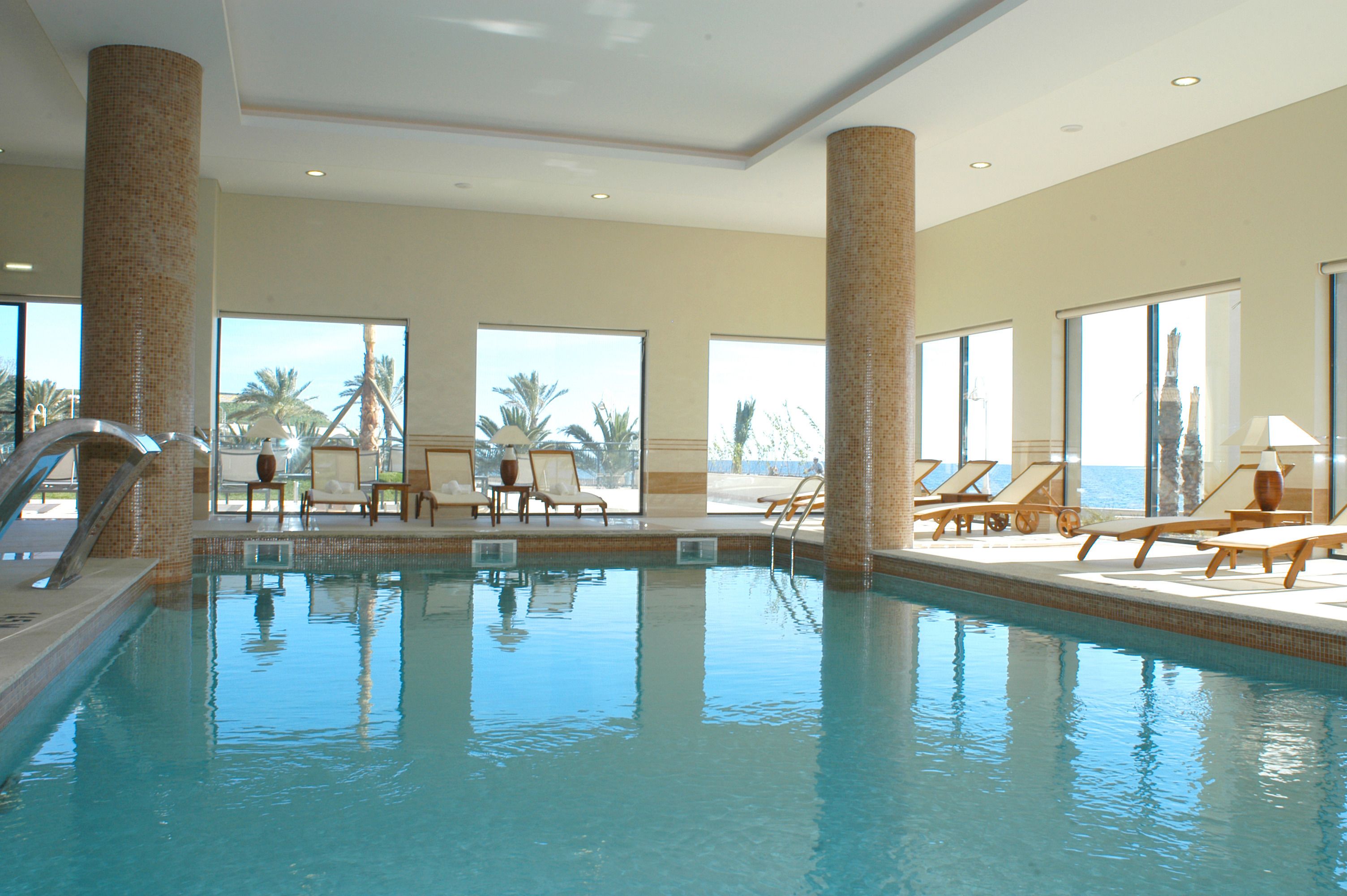 indoor pool, outdoor pool