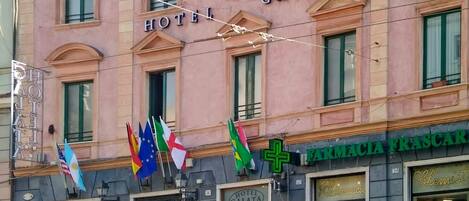 Fassade der Unterkunft