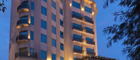 Voorkant van accommodatie