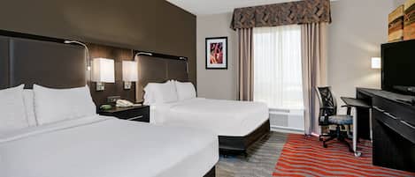 In-room safe, desk, iron/ironing board, free cribs/infant beds