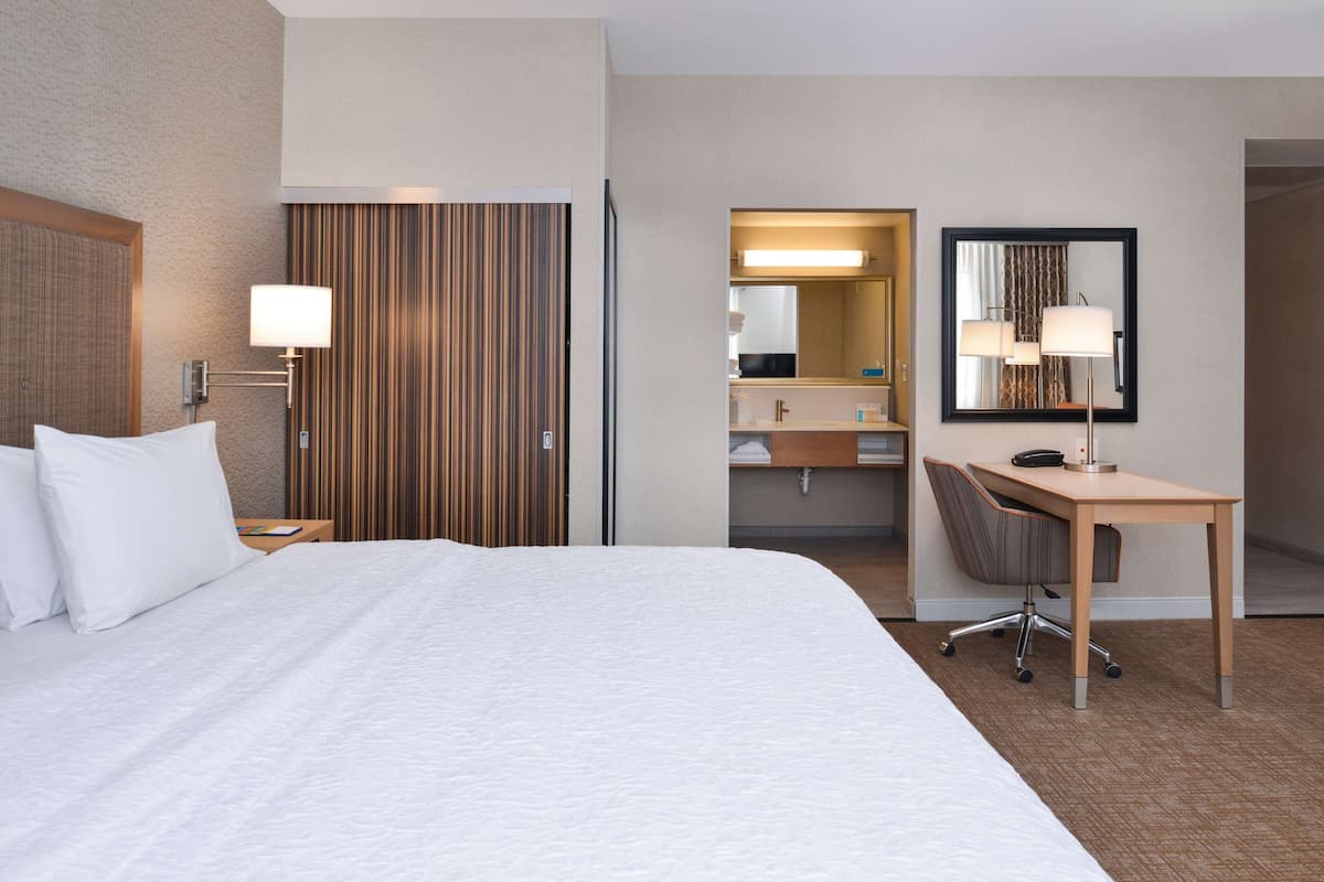 Studio suite, 1 kingsize bed, niet-roken | Een kluis op de kamer, verduisterende gordijnen