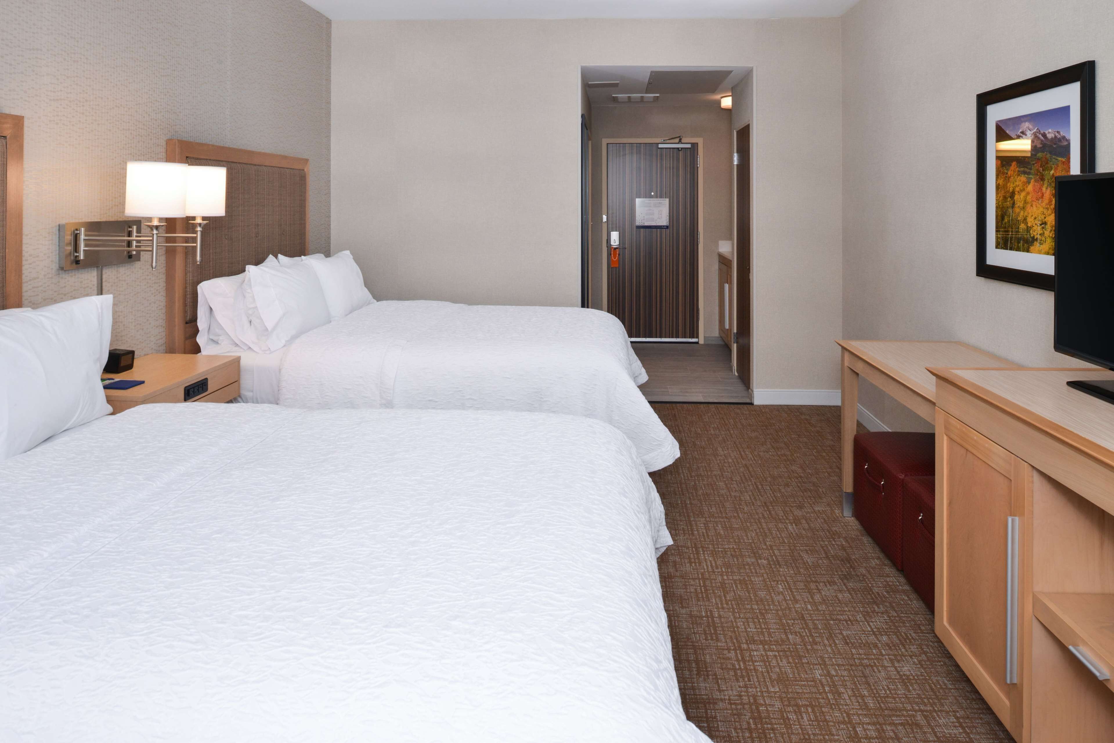 two queen beds nonsmoking | in-room safe, blackout curtains, iron/ironing board, free wifi