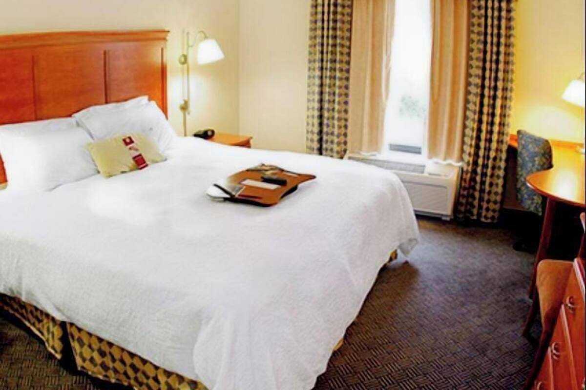 Premium bedding, pillow-top beds, in-room safe, desk