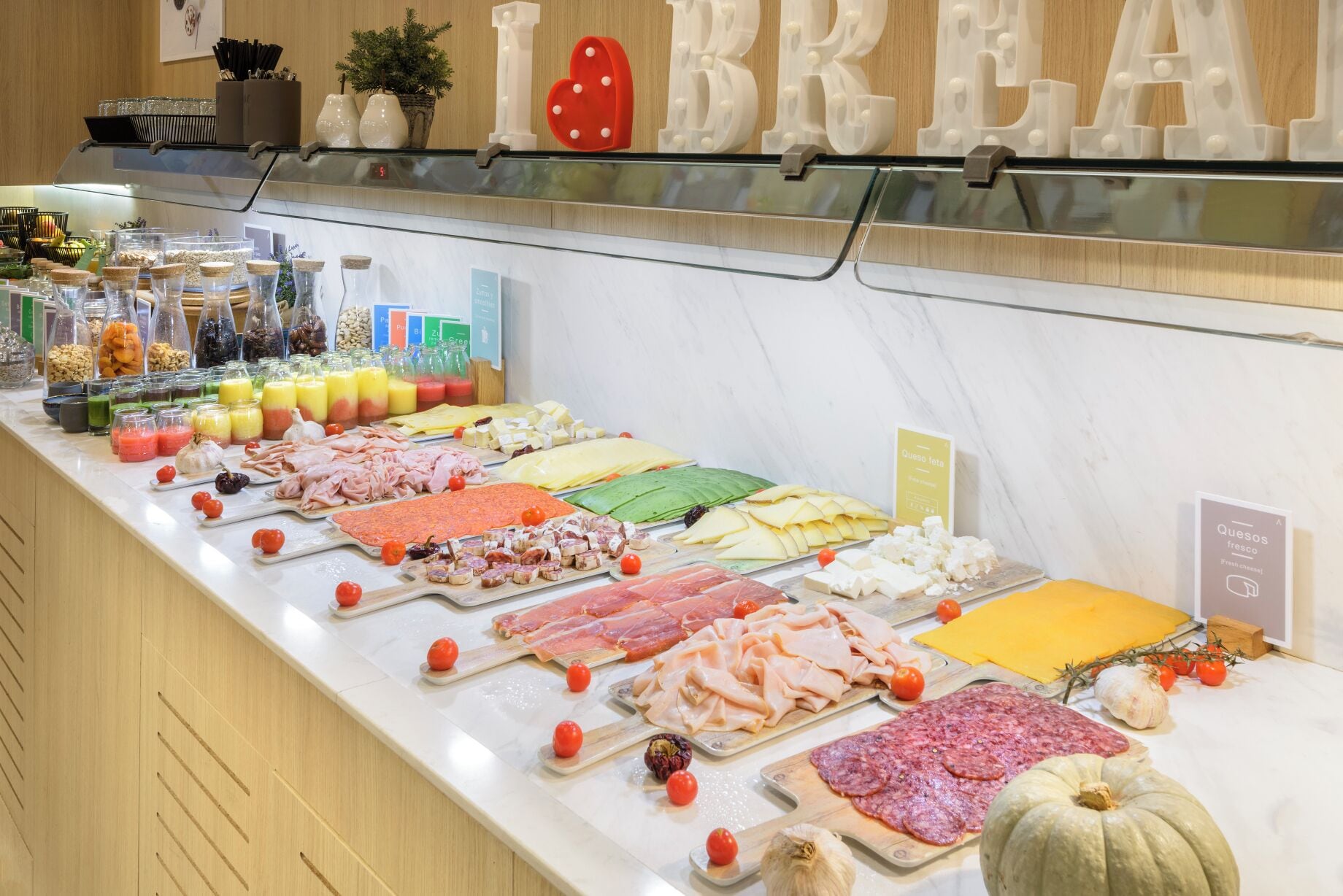 Daily buffet breakfast for a fee
