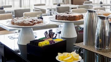 Daily buffet breakfast (EUR 14 per person)
