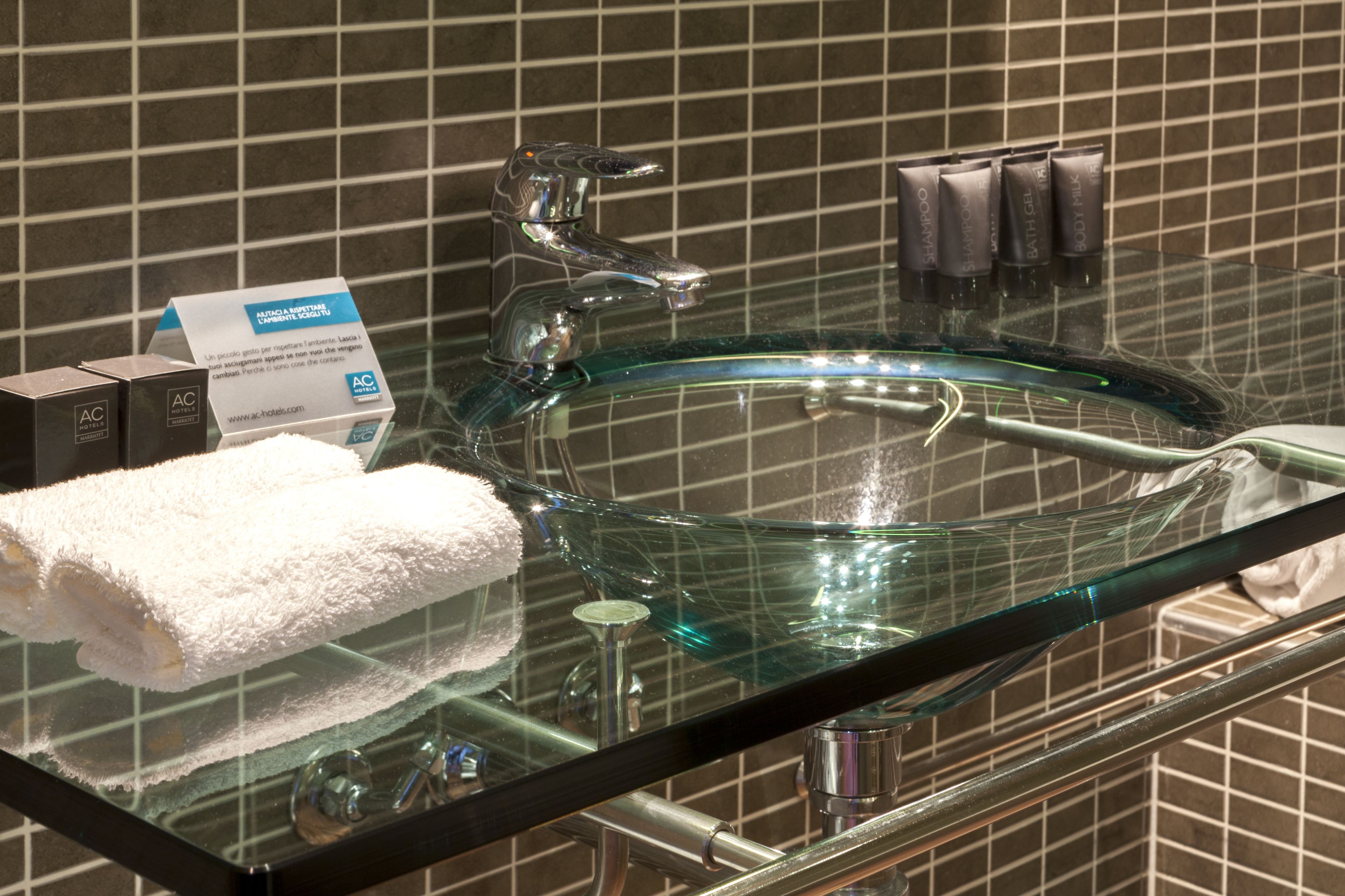 standard room, 1 king bed | bathroom sink