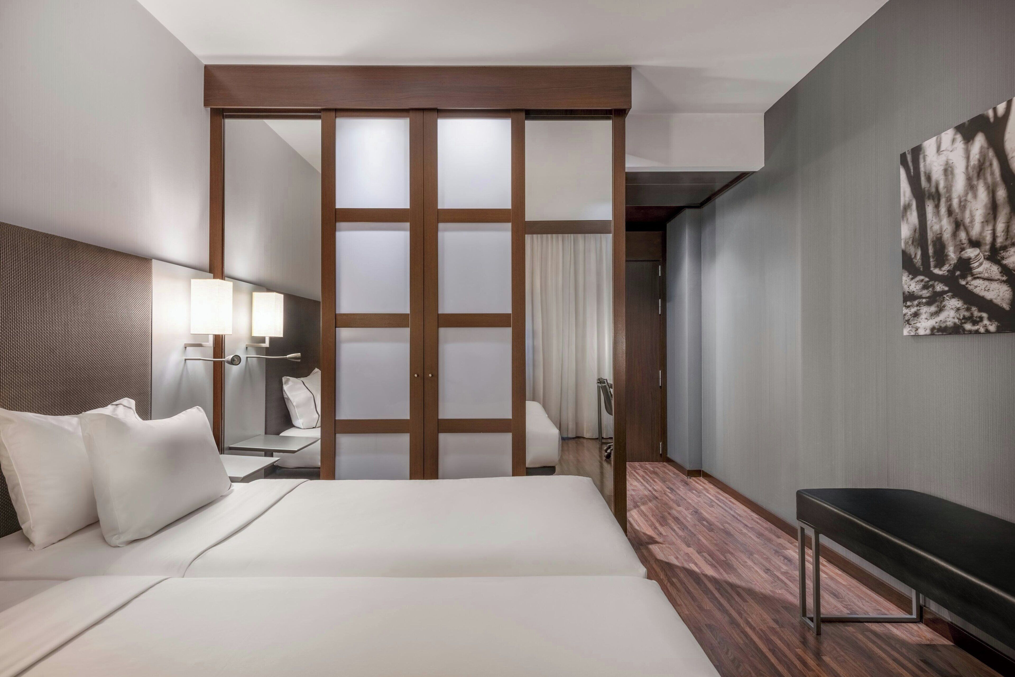 Standard Room, 2 Twin Beds | Minibar, in-room safe, desk, blackout drapes