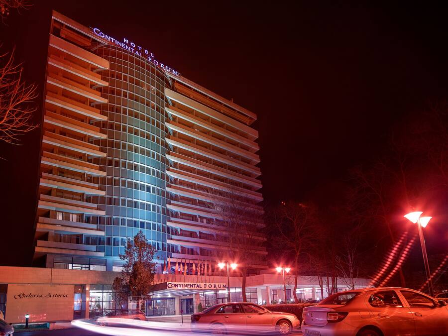 Front of property - evening/night