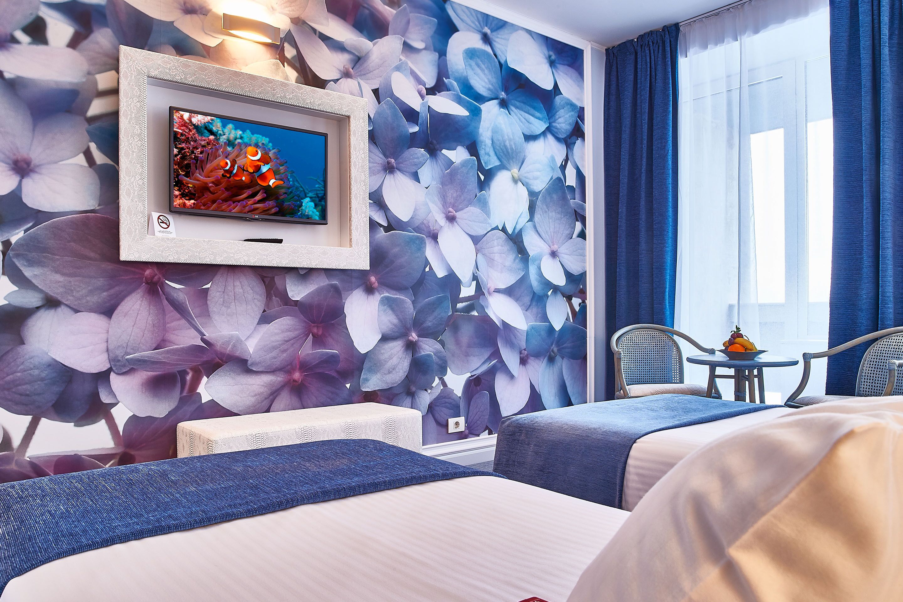 standard twin room | 1 bedroom, minibar, in-room safe, desk