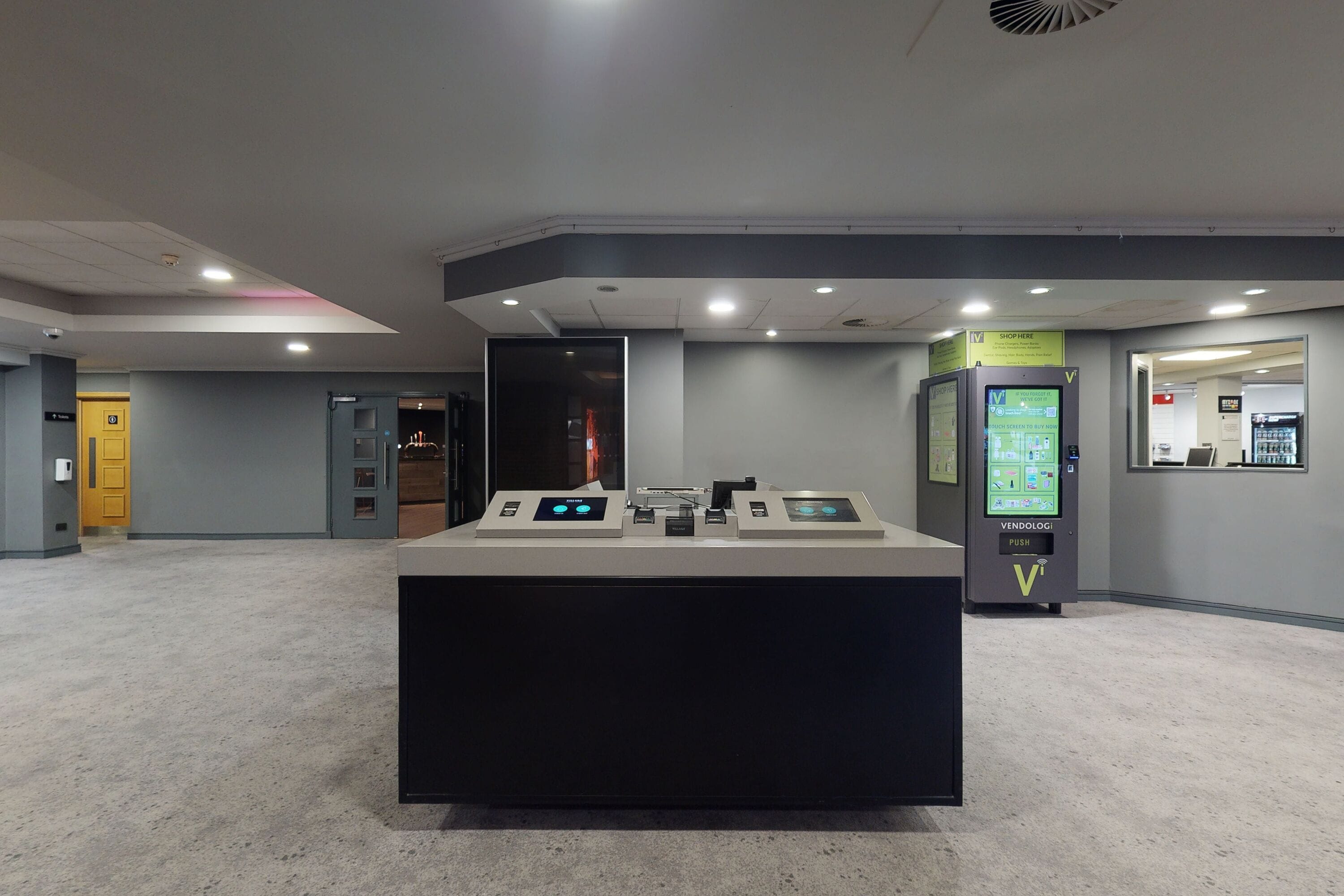 check-in/check-out kiosk