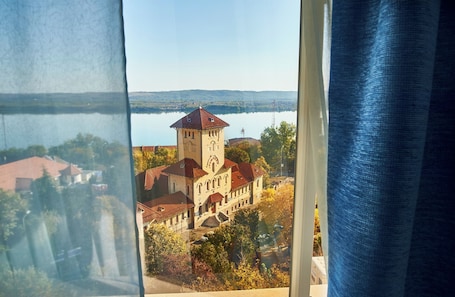 View from room. Turnu Severin Continental Hotel