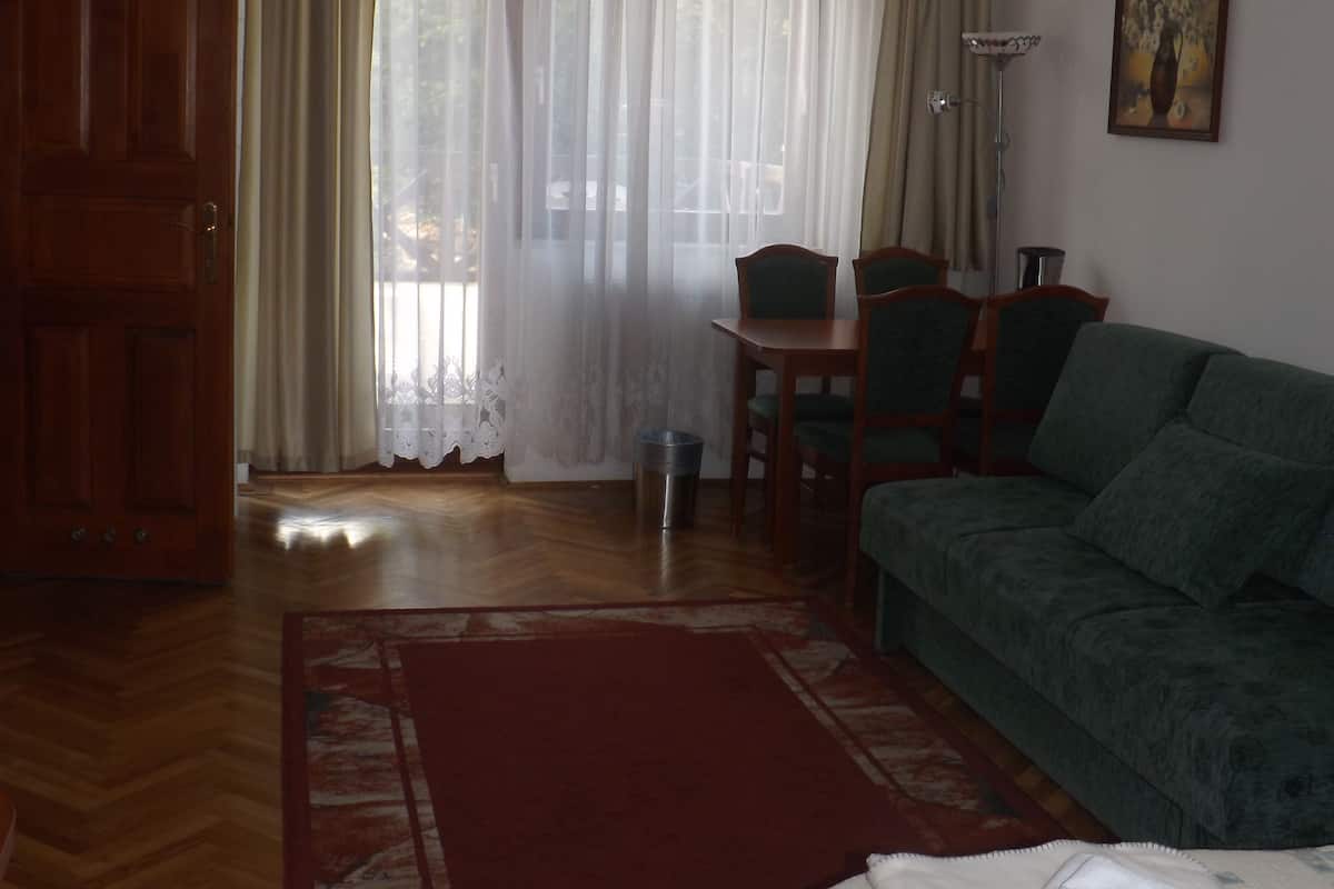 Comfort Studio, Garden Area (with Balcony) | Select Comfort beds, in-room safe, individually decorated