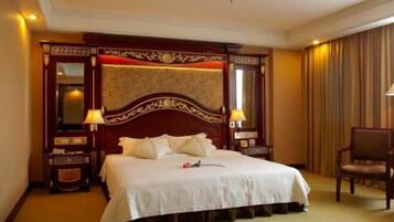 Minibar, iron/ironing board, alarm clocks