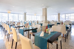 Breakfast and dinner served, Mediterranean cuisine