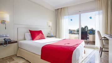 Eenpersoonskamer | Uitzicht vanaf balkon