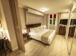 Habitación Premium, 1 cama King size | Sábanas de algodón egipcio y ropa de cama de alta calidad 