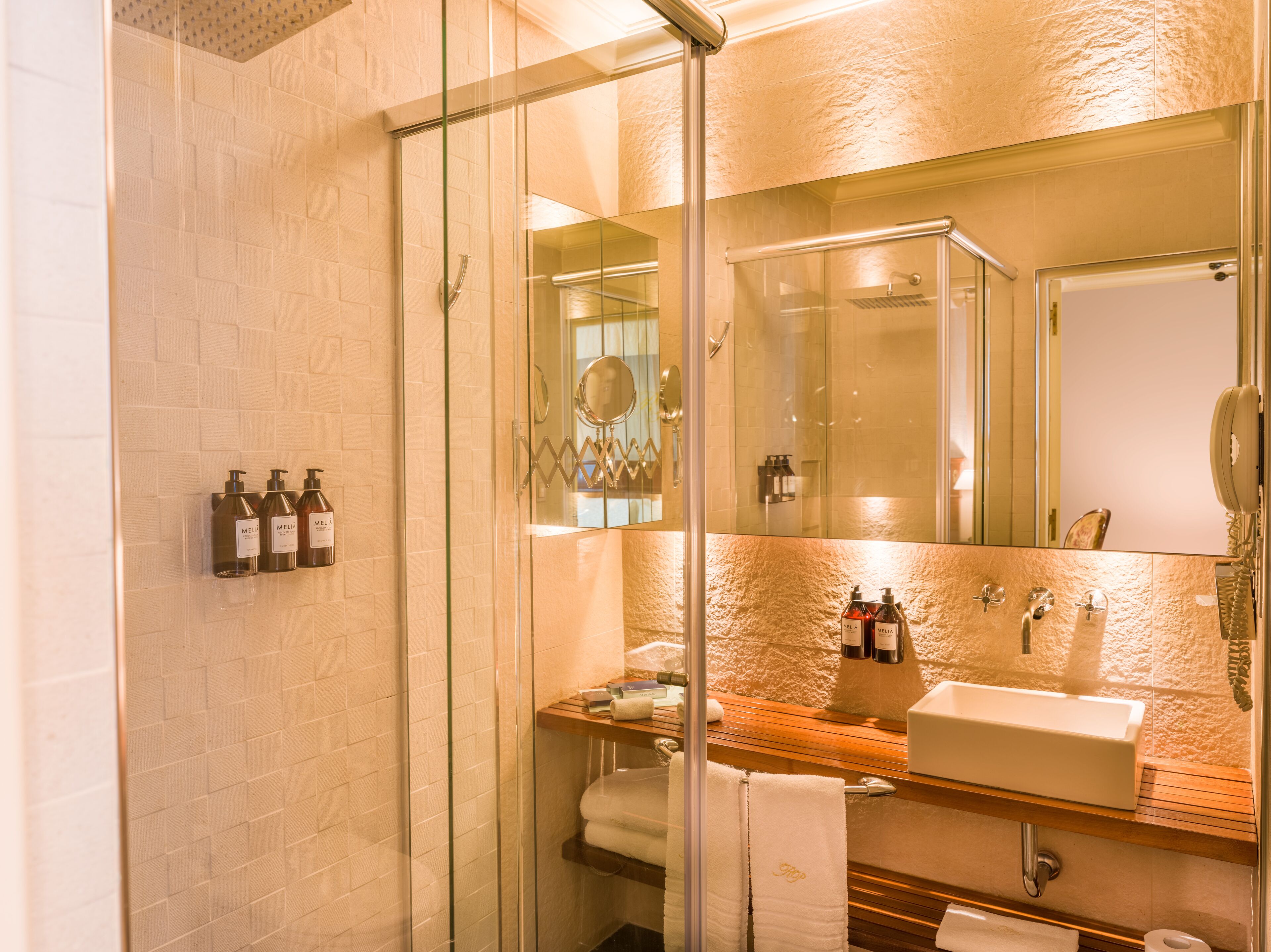 premium room, 1 king bed | bathroom | shower, designer toiletries, hair dryer, bathrobes