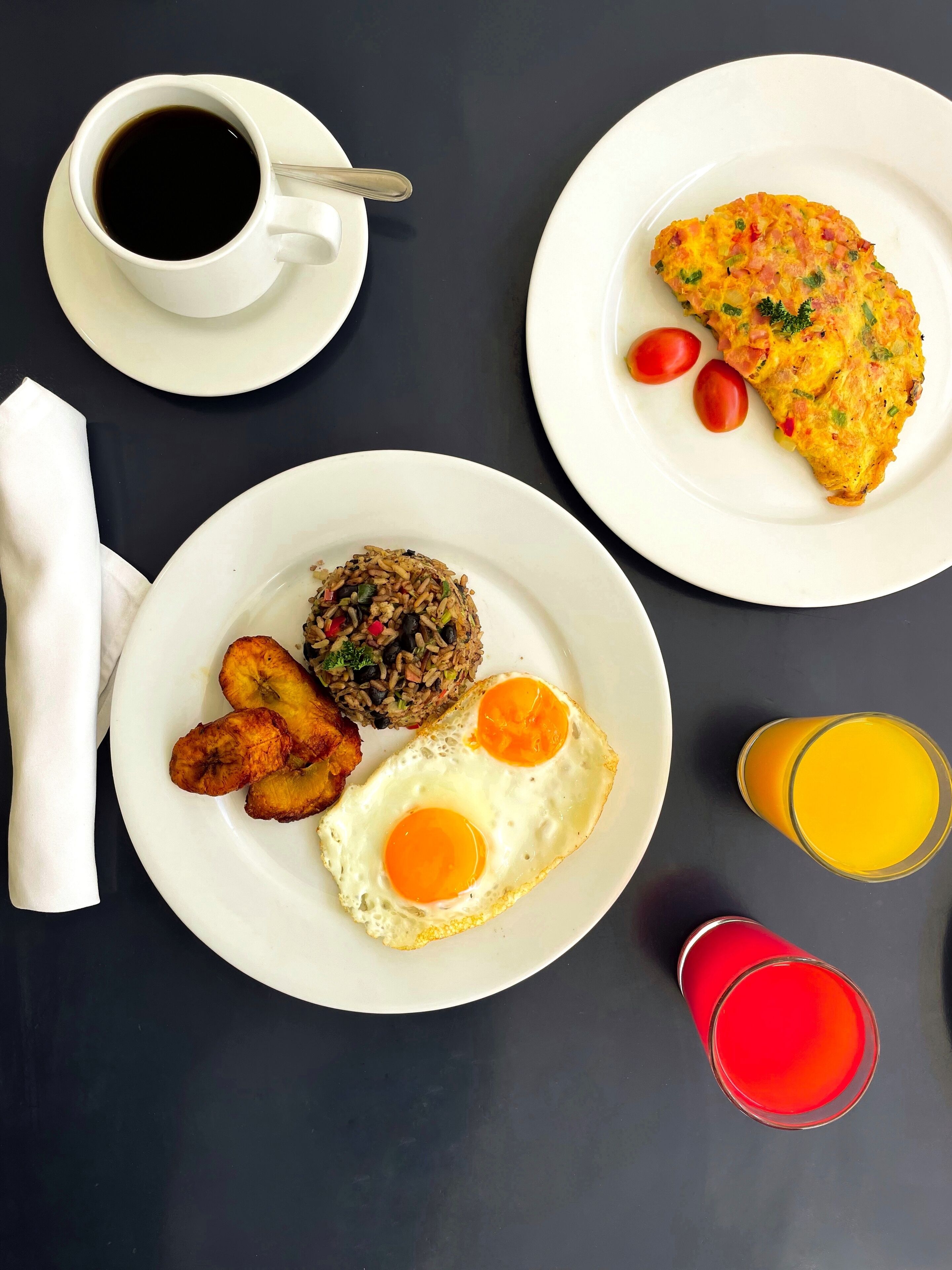 Daily buffet breakfast for a fee