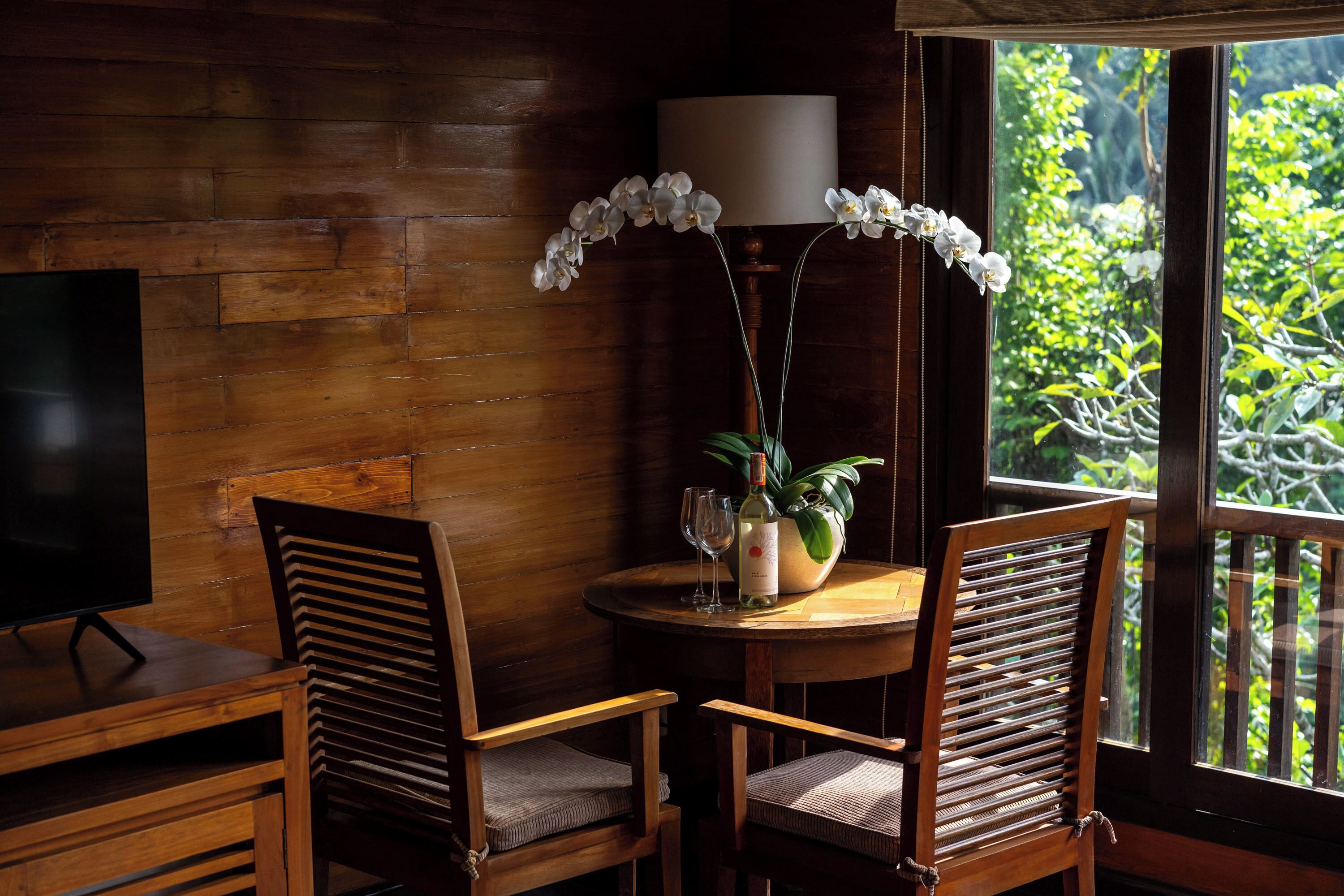 valley view pool villa | egyptian cotton sheets, premium bedding, pillow-top beds, minibar