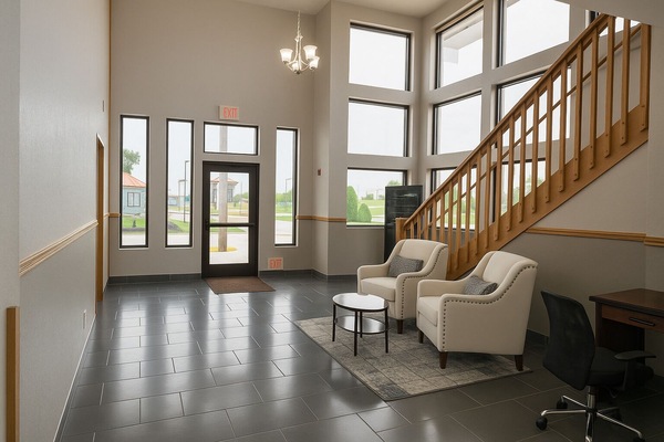 Lobby sitting area