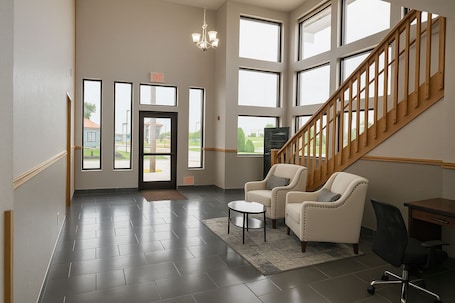 Lobby sitting area