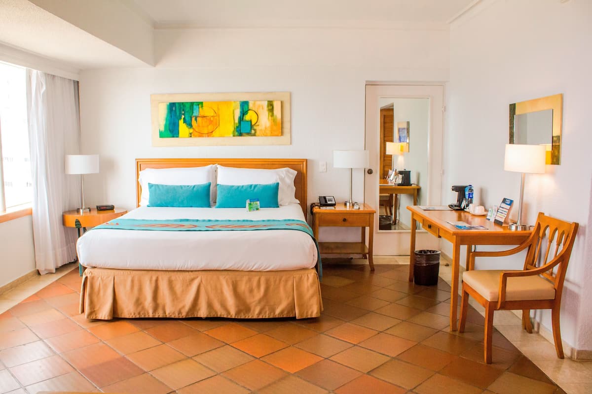 Ropa de cama de alta calidad y minibar