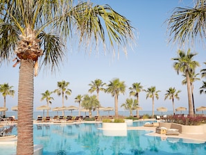 2 outdoor pools, sun loungers - Grecotel La Riviera at Riviera Olympia & Aqua Park (Andravida-Kyllini)
