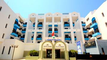 Façade de l’hébergement