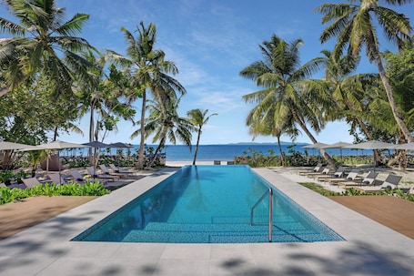 2 outdoor pools, open 7:30 AM to 7:30 PM, pool umbrellas, sun loungers