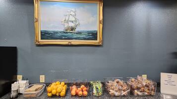 Free daily on-the-go breakfast