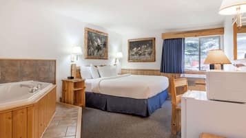 Suite, 1 King Bed, Non Smoking | Premium bedding, desk, laptop workspace, blackout drapes