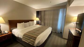 1 habitación, ropa de cama hipoalergénica y escritorio